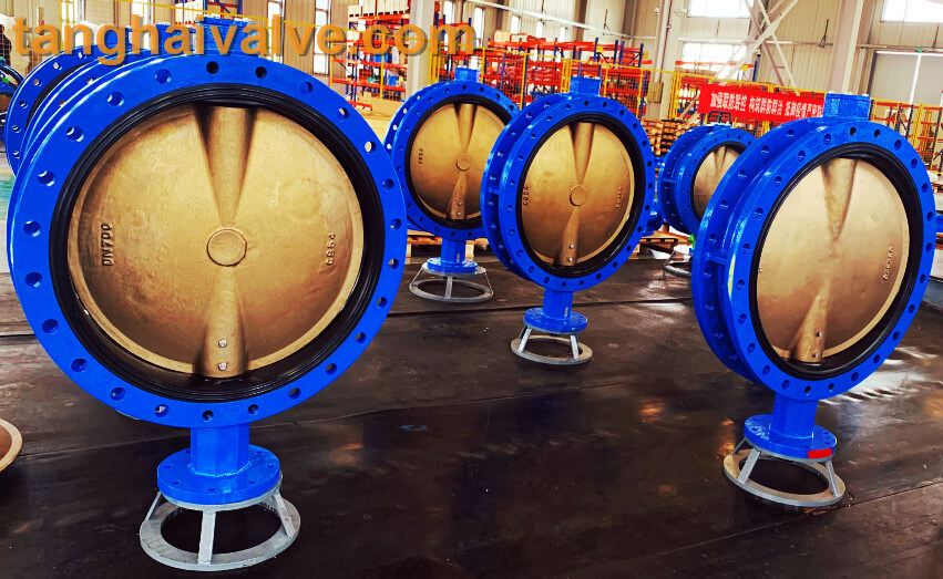 U type flange butterfly valve THBTVUTF