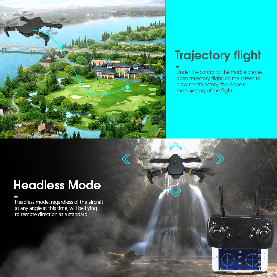 Hot sale E58 Mini Drone 4K Single Camera Headless Mode Aerial Photography Drone