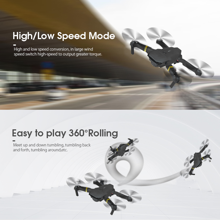 Hot sale E58 Mini Drone 4K Single Camera Headless Mode Aerial Photography Drone