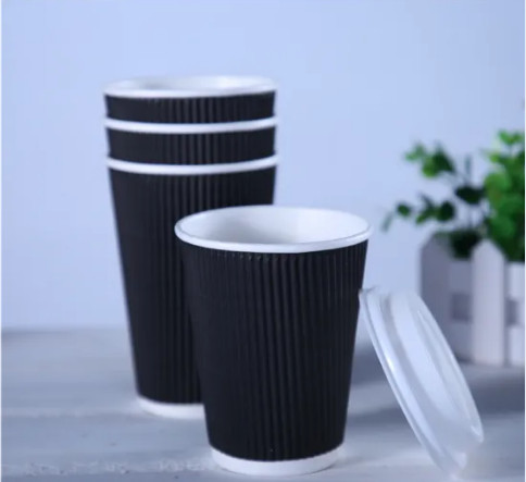 Ripple Wall Paper Cup Food Grade Coffee Cup