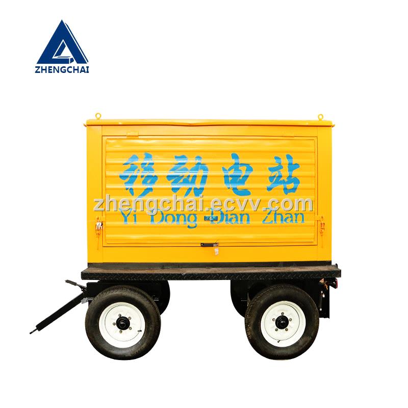 50Hz 60Hz 50kw mobile power plant portable diesel generator with a trailer 625kva