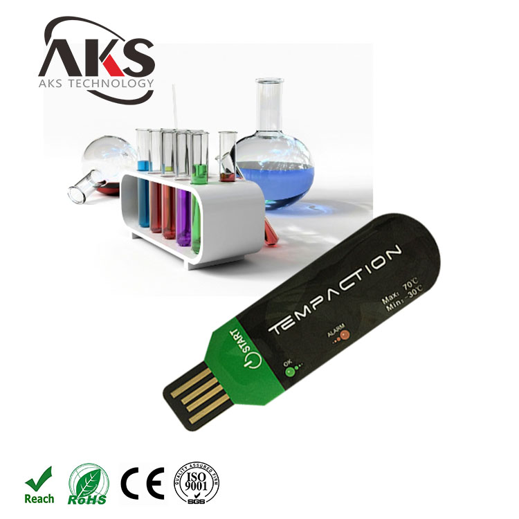 Cold Chain Temperature Data Logger USB 42000 Points 360 Days Temperature Recorder Suitable for Medical Transportation