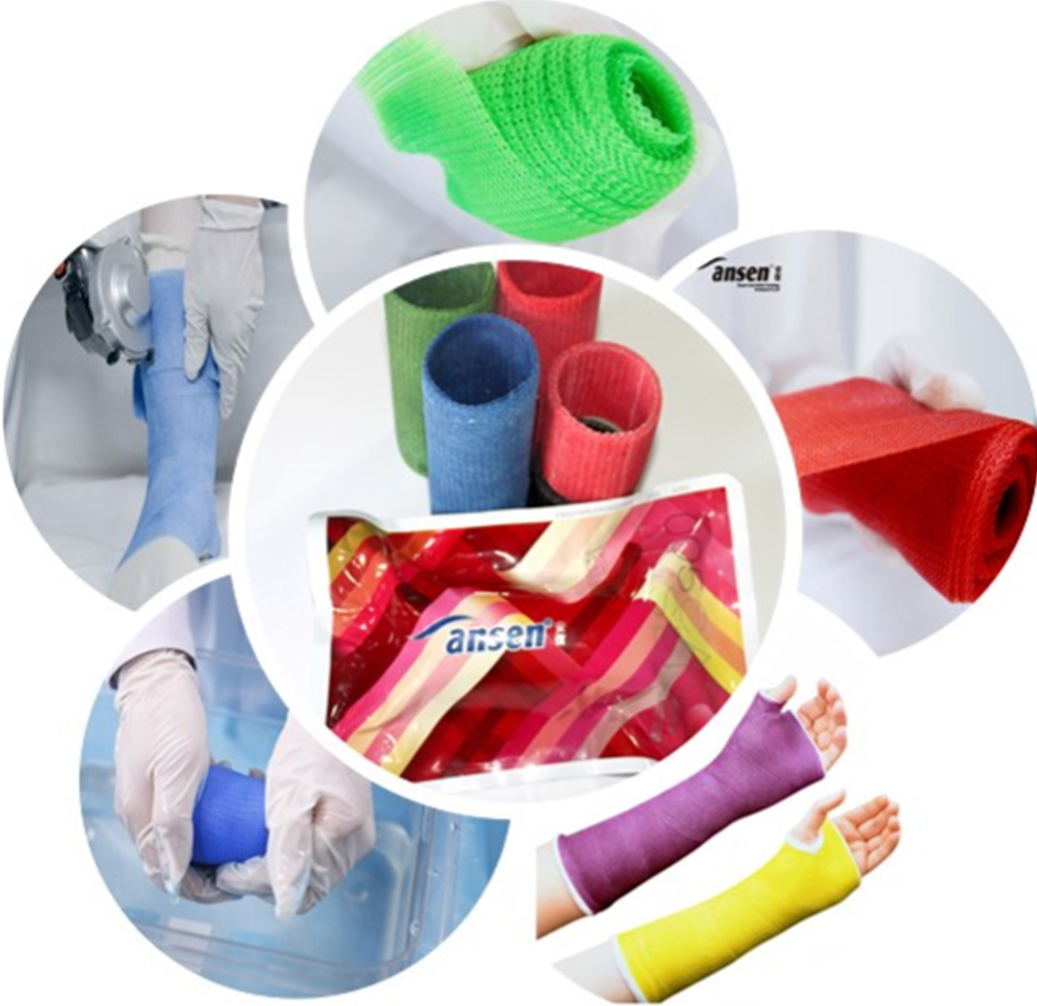 Medical Items Waterproof Arm Cast Cover Bandage Protector Orthopedic Fiberglass Casting Tape
