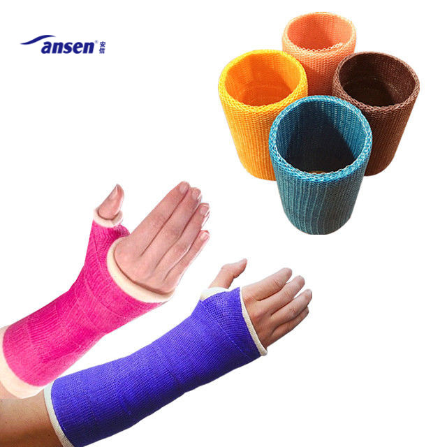 Fiber cast bandage polyester fabric based casting tape leg arm broken cast cover fracture appliance bandage