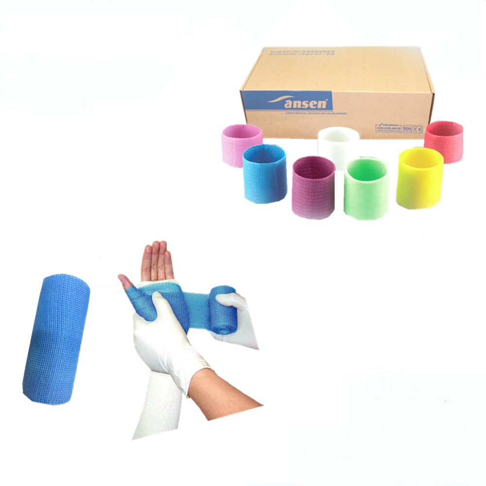 Manufacture Medical Orthopedic Fiberglass Synthetic Casting Tape