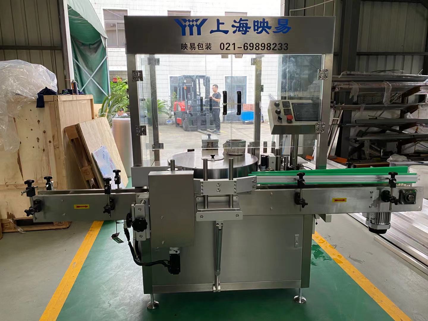 Automatic hot melt glue labeling machine label sticker machine etikettiermaschine Automatic hot melt glue labeling machine label sticker machine etikettiermaschine