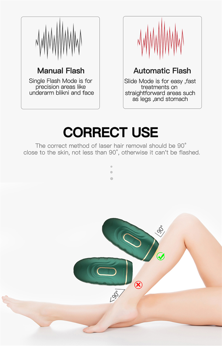 2021 New IPL High Quality Woman Home Use Painless Portable Beauty Device Portable Easy Use Depilador