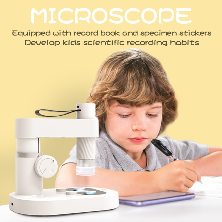 Beaverlab 2021 ChildrenS 60X 200X 400X Student Experiment Steam Learning Children Stem Learning Toys Kids Microscope