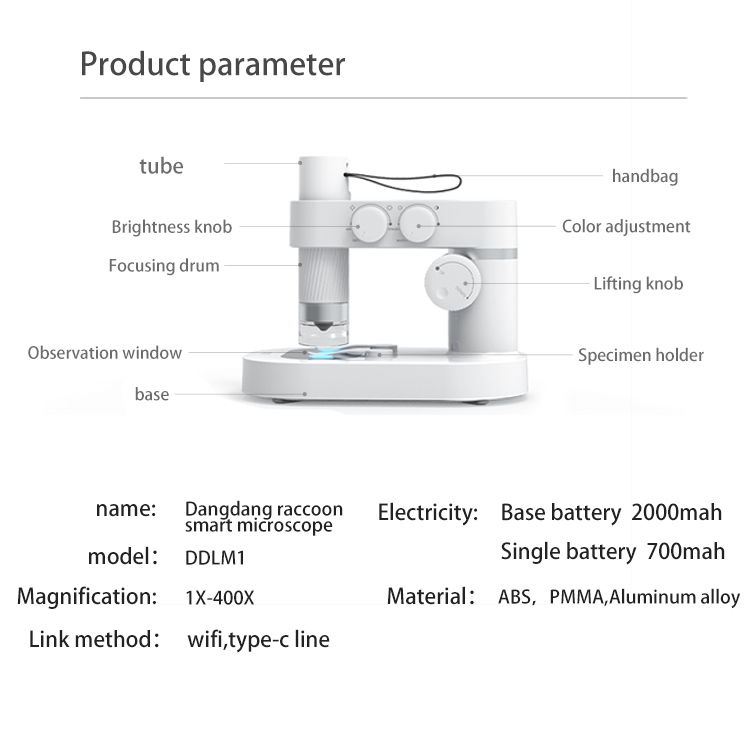 Beaverlab 2021 ChildrenS 60X 200X 400X Student Experiment Steam Learning Children Stem Learning Toys Kids Microscope