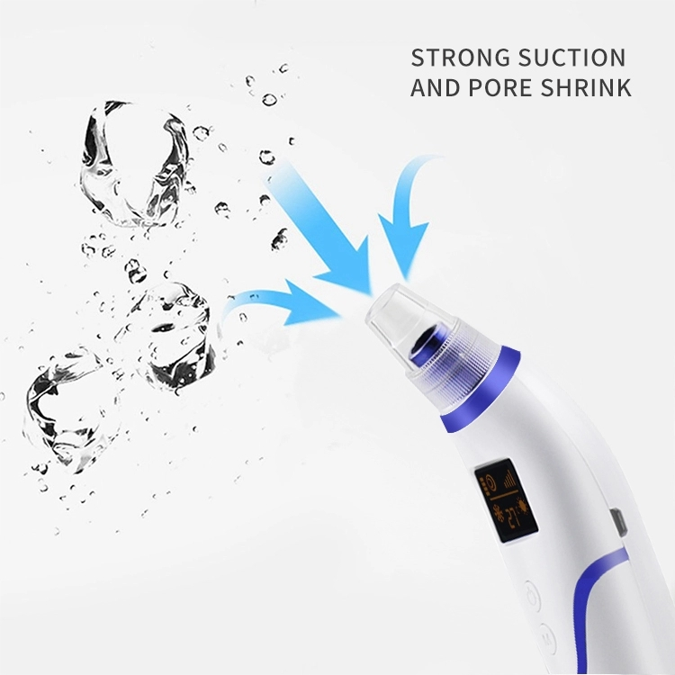 Black Head Removal Vacuum Suction Removal Cool System Massager Facial Machine Face Care