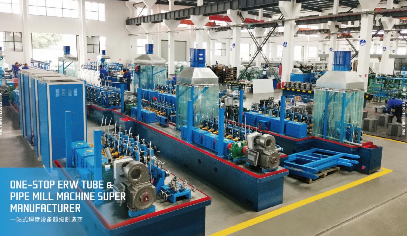 ERW tube mill pipe welding linecarbon steel straight seam pipe production linehigh frequency pipe mill line