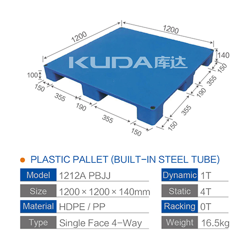 plastic pallet making machine 1212A PBJJ PLASTIC PALLETBUILTIN STEEL TUBE manufacturer