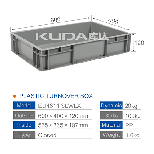 plastic pallet making machine EU4611 LOGISTICS BOX from china