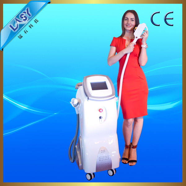 Lasy Laser 3 IN1 Multifunctional Beauty Device TattooHair Removal Laser Shr IPL Salon Equipment