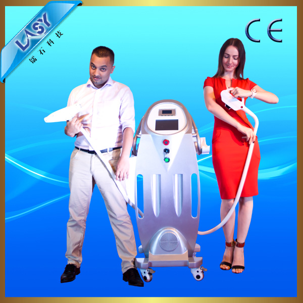 Lasy Laser 3 IN1 Multifunctional Beauty Device TattooHair Removal Laser Shr IPL Salon Equipment