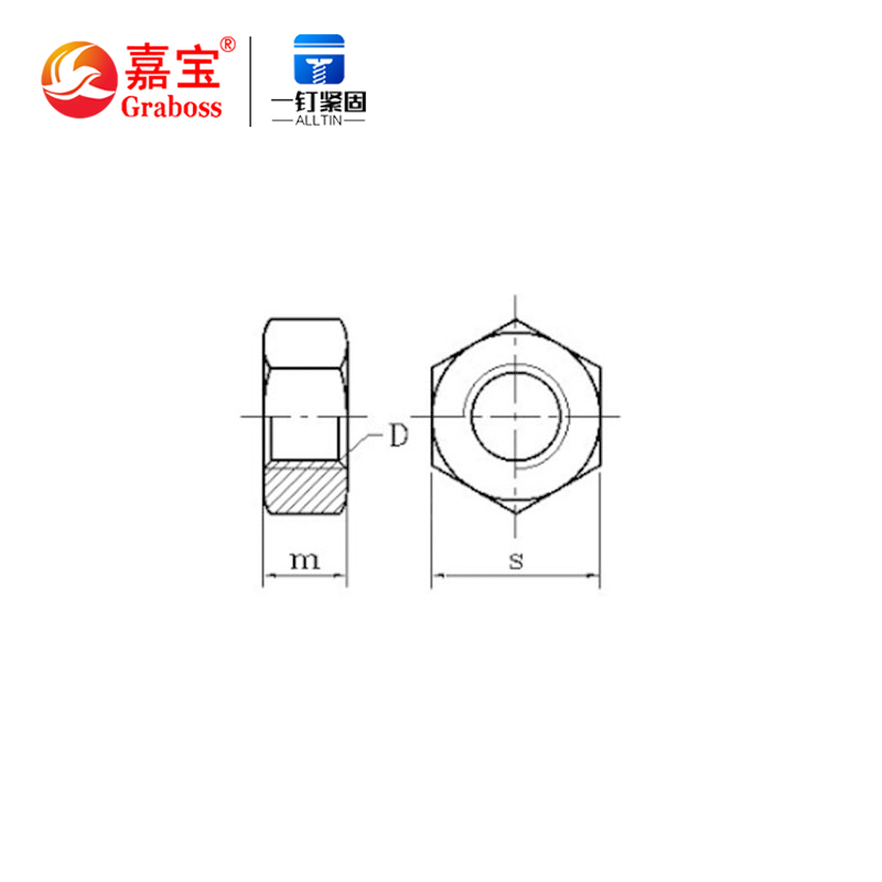 factory supply brass screw nut
