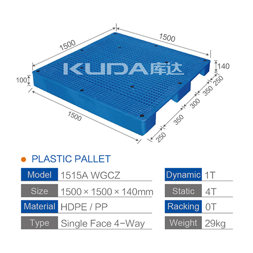 plastic pallet making machine 1515A WGCZ Plastic Pallet china manufacturer