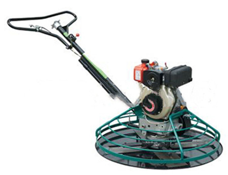 Power Trowel powered with gasoline or diesel engines