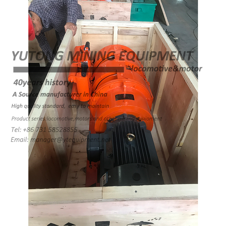 15kw Double Drum Scraper Rake Electric Winch for Mining