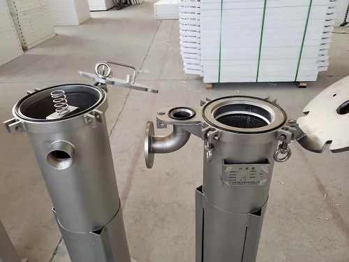 Single bag filter and multi bag filter stainless steel material