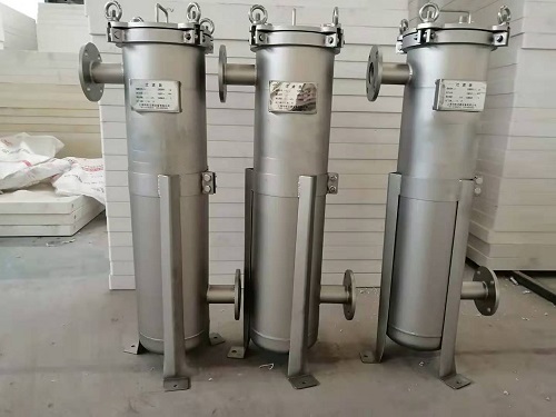 Single bag filter and multi bag filter stainless steel material