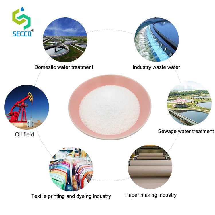 Food Factory Waste Water Treatment Flocculating Agent Cationic Polyacrylamide