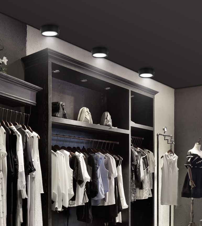 LED openfitting downlight LED small ceiling lamp holefree bedside aisle porch downlight