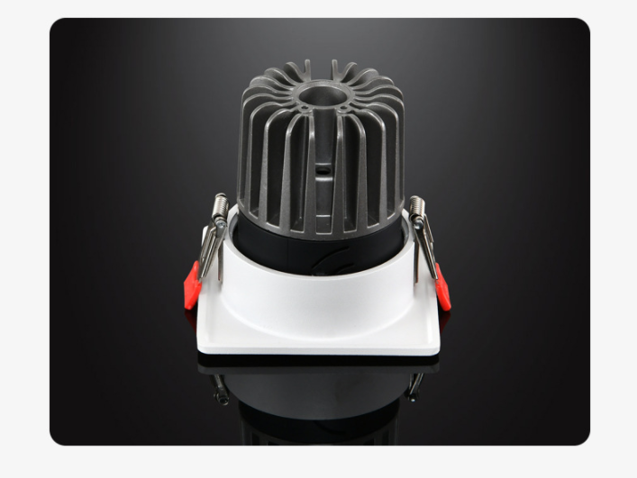 SINGLEHEADED EMBEDDED ADVERTISING LED DOWNLIGHT HOTEL AISLE BEDROOM SQUARE ANTIGLARE