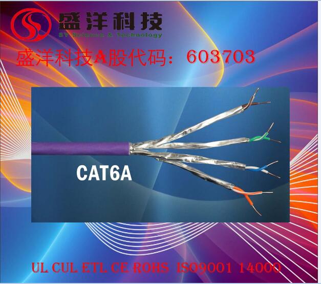 Shengyang sicence Technology supply FFTP CAT6A lan cable