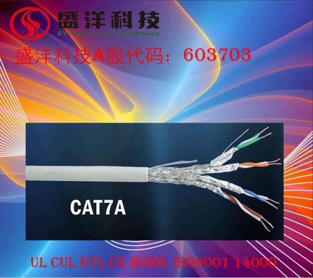 Shengyang sicence Technology supply SFTP CAT7 lan cable