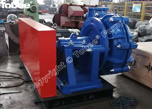 Tobee 10x8EM Medium Duty Slurry Pump is cantilevered horizontal and centrifugal with double casing structure