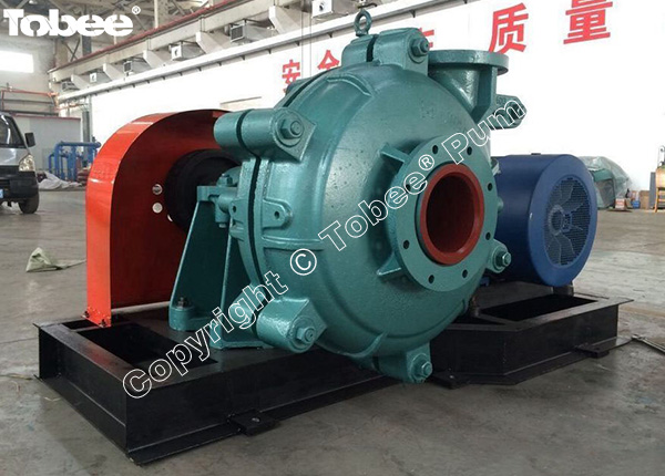 Tobee 8x6EAH Slurry Pump is used for highly abrasivedensity slurries in processes from cyclone feed to regrind