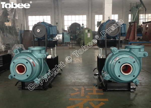 Tobee 4x3DAH Slurry Pump is a standard horizontal dewatering pump for pumping abrasive slurries