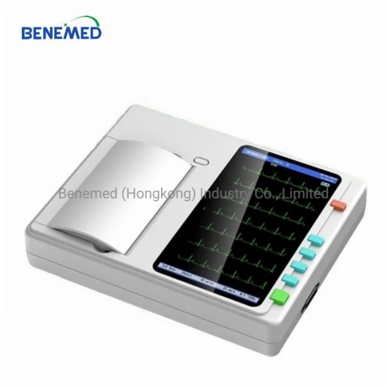6 Channel Portable ECG Machine Electrocardiograph ECG601