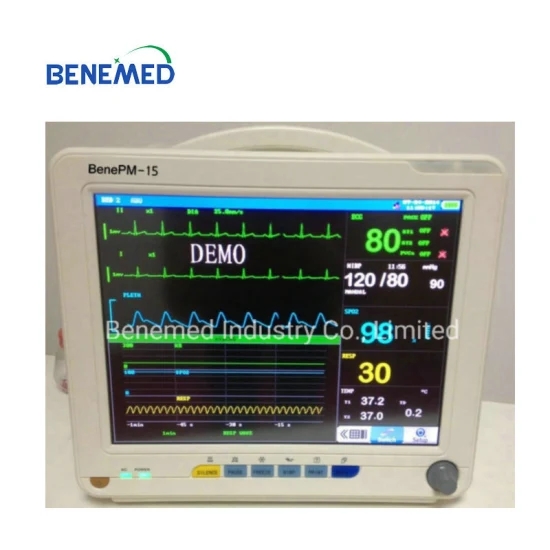 Multi Parameter Patient Monitor with 15 Inch with Six Parameters