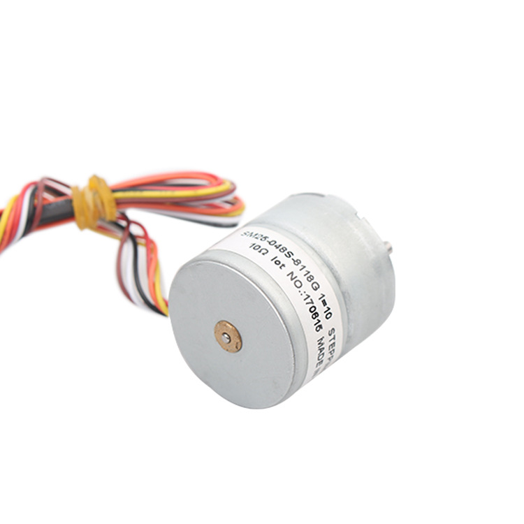 Stepper motor deceleration motor