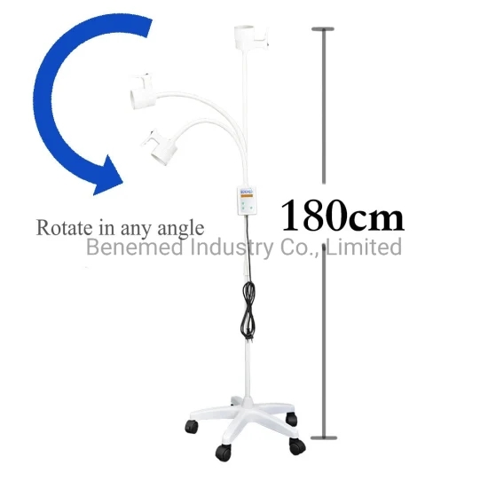 Surgical Halogen Examination Lamp Mobile with Castors