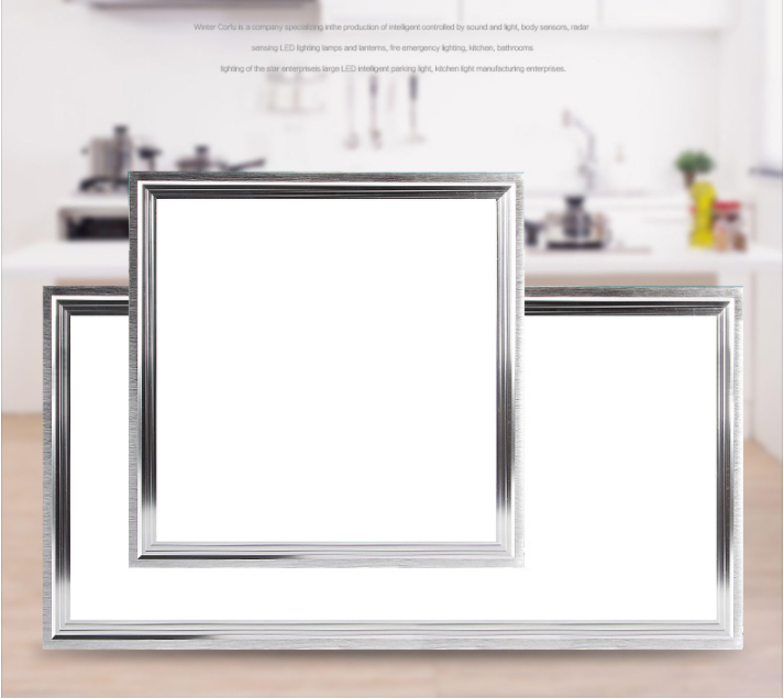 LED INTEGRATED PANEL LIGHT 300300 OFFICE KITCHEN BATHROOM ALUMINUM BUCKLE BATHROOM PANEL FLAT LIGHT