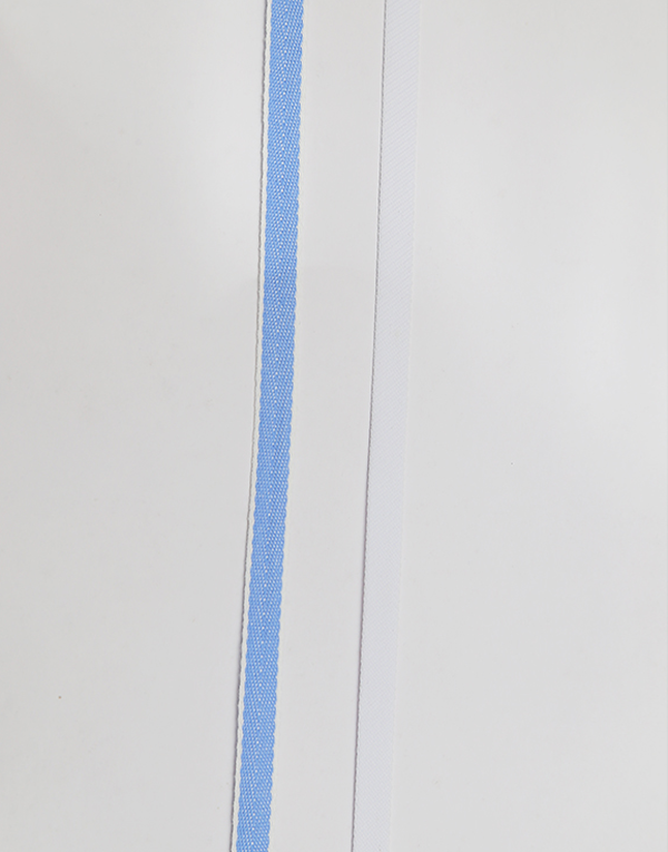 cottonpoly weaving tape for washing label of the garment