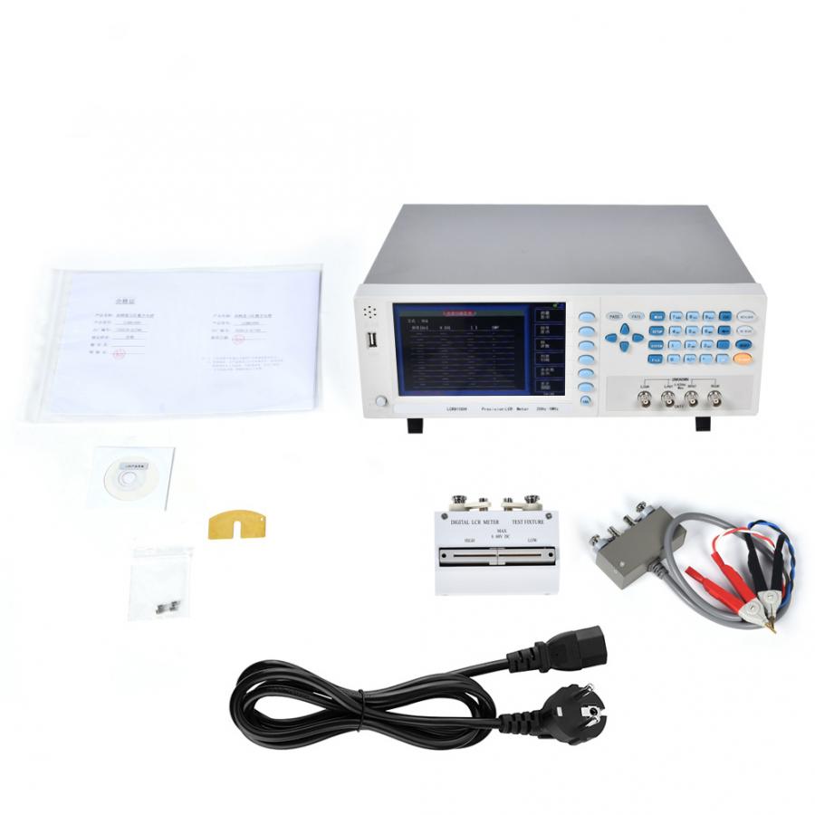 20Hz5MHz Benchtop Digital Capacitance Resistance Impedance Continuously Adjust Inductance Bridge Lcr Meter