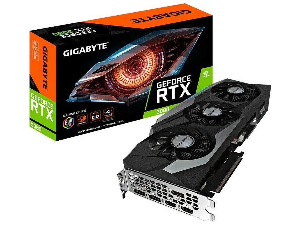 Gigabyte GeForce RTX 3080 GAMING OC 10GB Graphics Card Rev 20 LHR