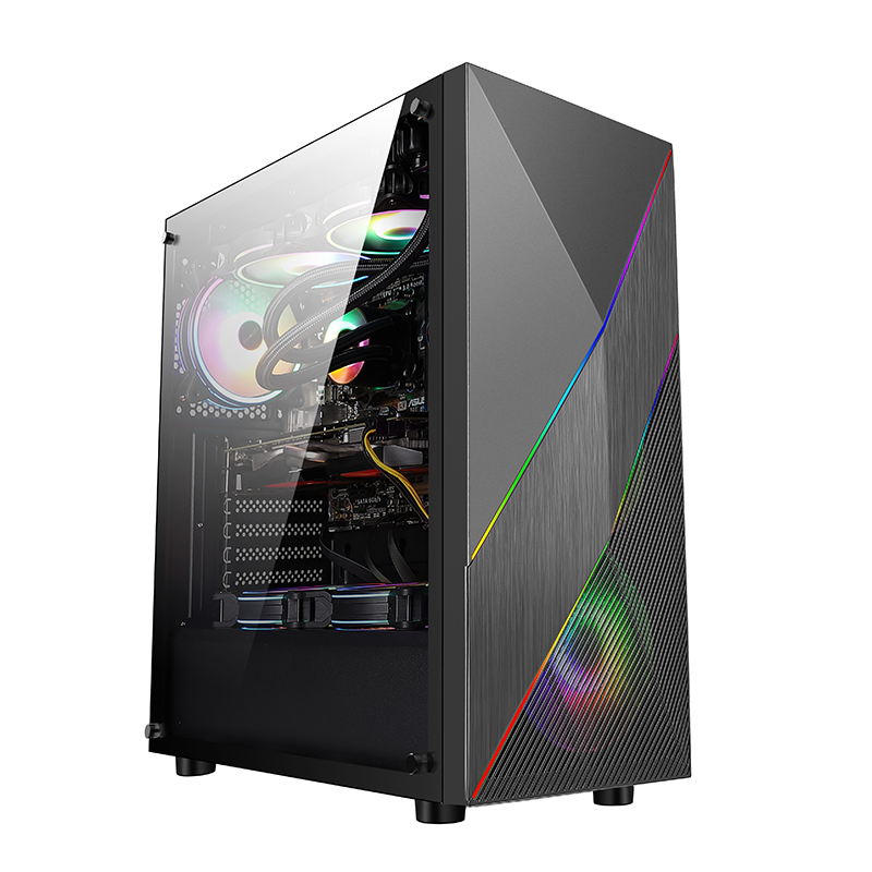 Glass PC Tower Computer atx Gaming Case