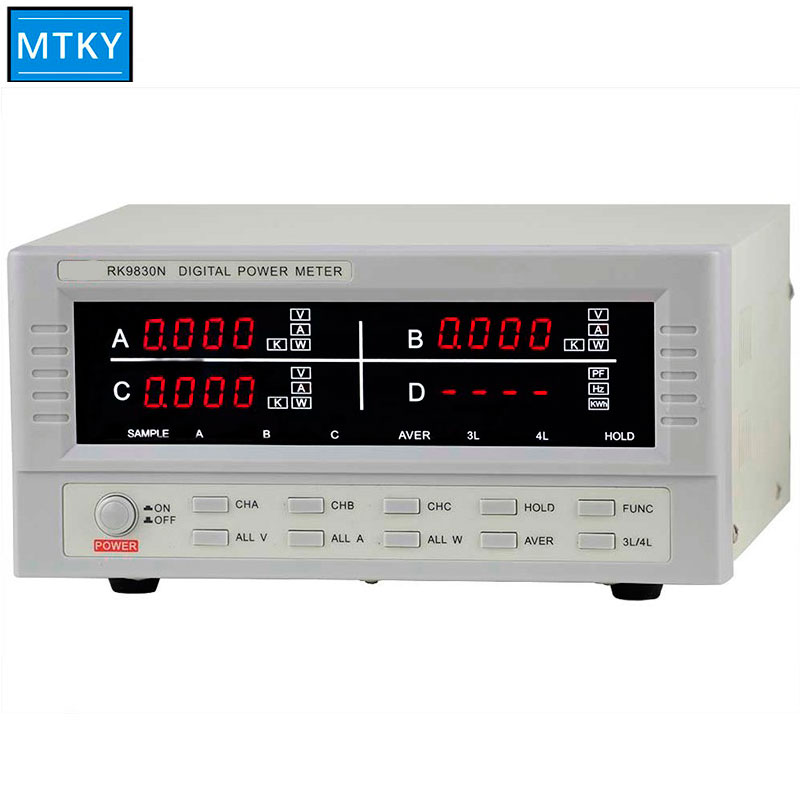 600V40A Power Meter Three Phase Intelligent Electric Quantity Tester Electricity Meter