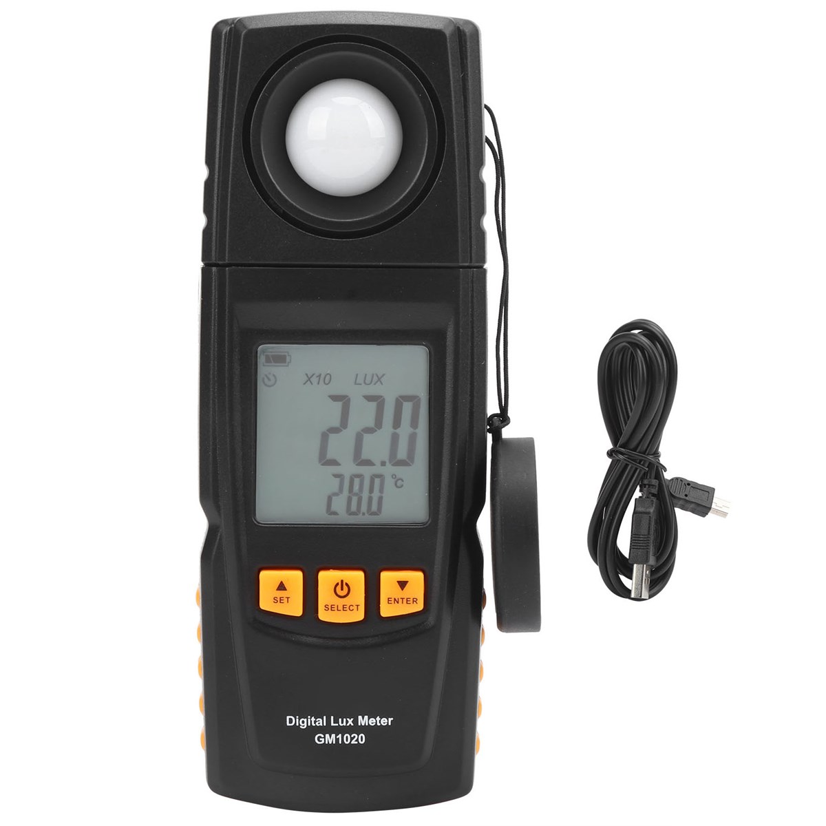 Electrical Light Illuminance Meter 0200000lx Digital Luxmeter Light Strength Tester Instrument Luminometer