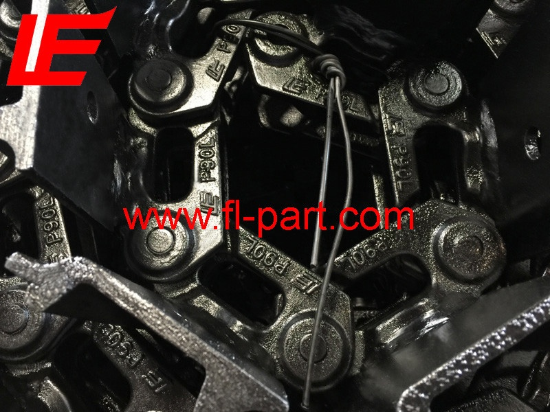 Steel Track Group Assy Track Chain and Shoe for Komatsu PC28UU Mini Excavator Undercarriage Parts