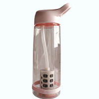 New BPAfree portable plastic water bottle charcoal filter