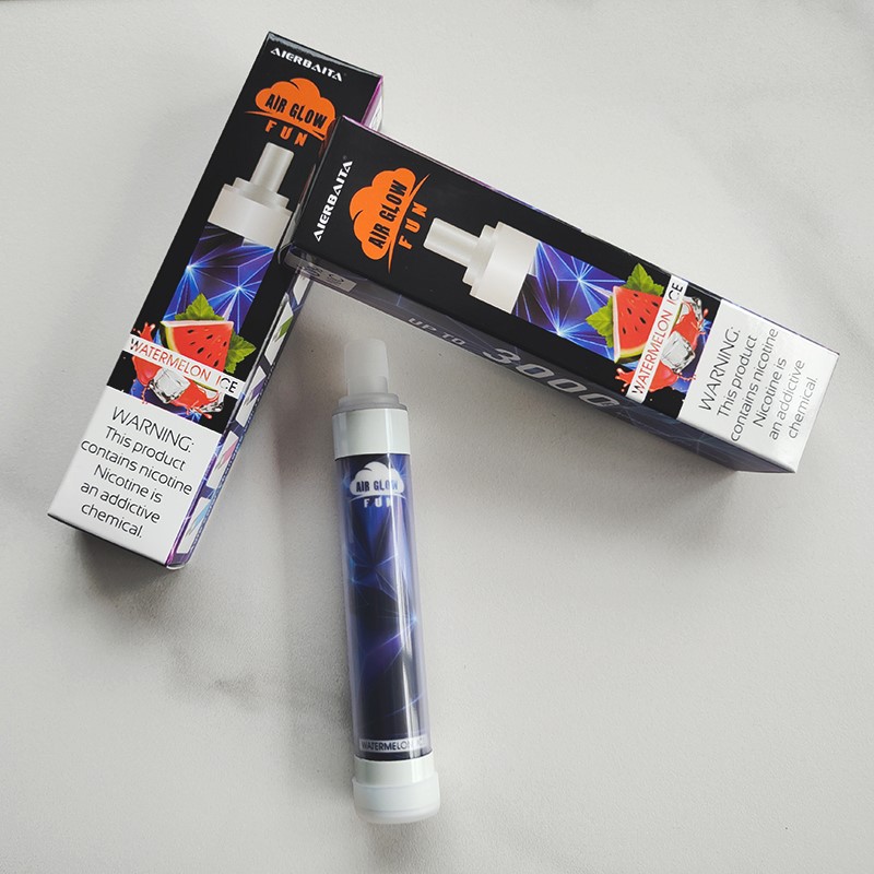 Disposable Vape 650mah 6ml 3000 puffs Blue Razz mango Ice vape with light vaporizer for quit smoking