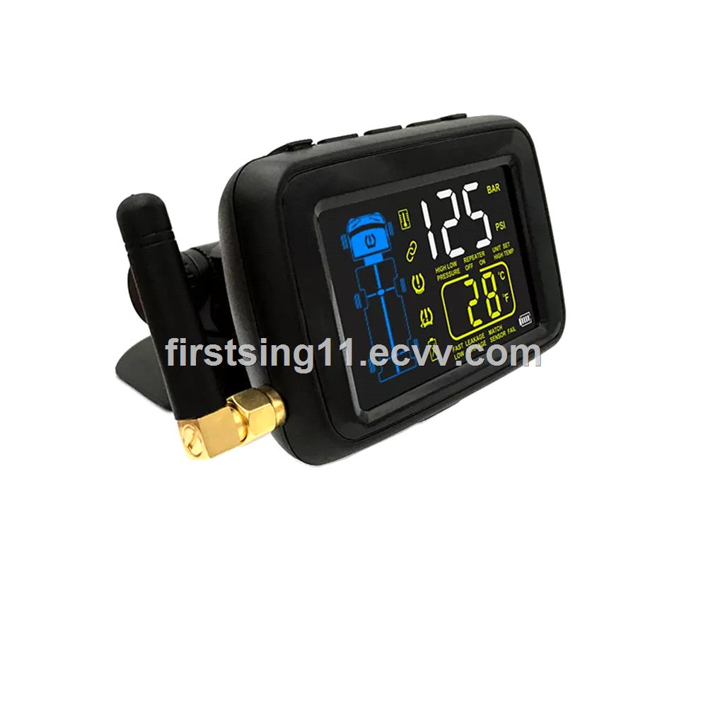 Universal Wireless LCD Display Button Battery Cars Trucks TPMS Vehicle Wireless Tire Pressure Monitoring System Stable