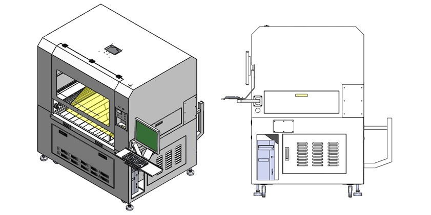 Professional Factory Upgraded High Speed Laser Cutter Engraving Equipment for Cutting Weaving and Embroidery Labels