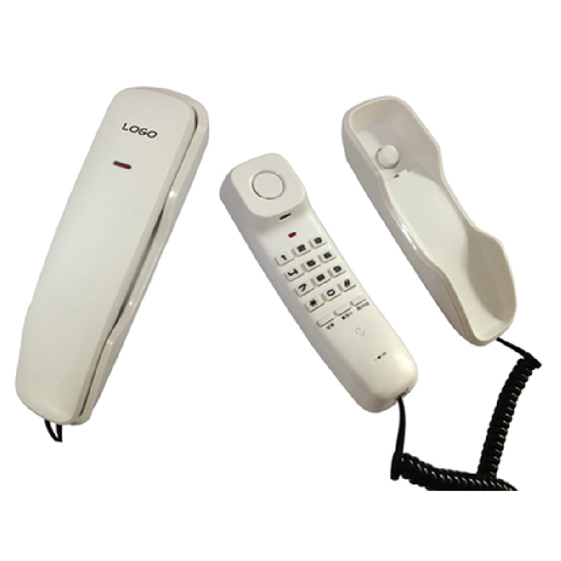Slim Corded Telephone Trim Line Phone With Hard Shell
